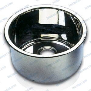 FREGADERO INOX REDONDO RECTO BARKA