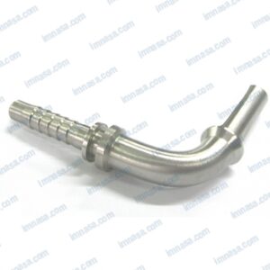 ESPIGA TUBO CURVO INOX