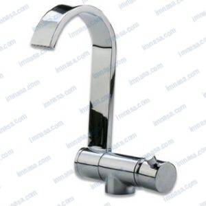 GRIFO CON CAÑO PLANO H 195 x 110