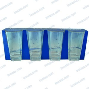 VASO PARA AGUA 250ML 4 PIEZAS