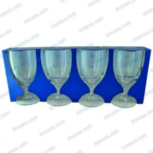 VASO PARA VINO 200ML 4 PIEZAS