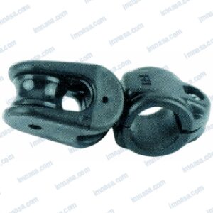 POLEA PLASTICO GIRATORIA