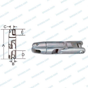 CONEXION ANCLA DOBLE GIRATORIO INOX 316 MARINE TOWN