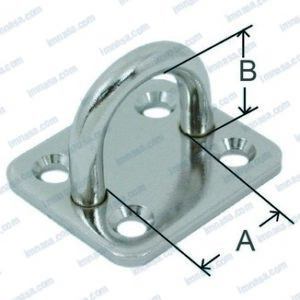 PLATINA CON ANILLA INOX-304 MARINE TOWN