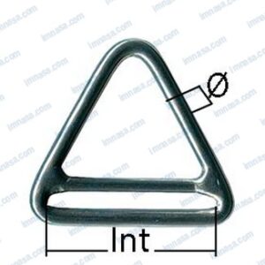 HEBILLA INOX-304 DOBLE AGUJERO (4u) MARINE TOWN