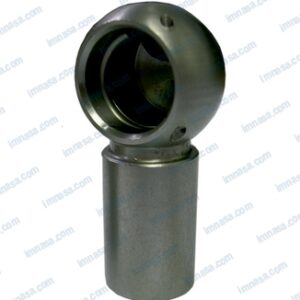 SOPORTE INOX PARA BOLA ROSCA