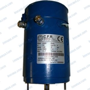 MOTOR 24V 2400W BASE BAJA PARA GRUA BESENZONI