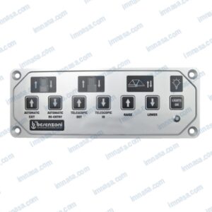 PANEL 7 CLAVES COLOR PLATEADO BESENZONI