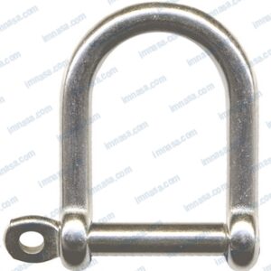GRILLETE RECTO ANCHO INOX 316/INOX