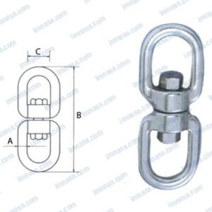 GIRATORIO ANILLA-ANILLA INOX 316