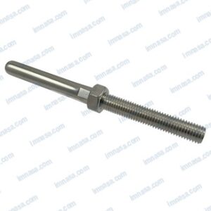 TERMINAL CON ROSCA LARGA INOX