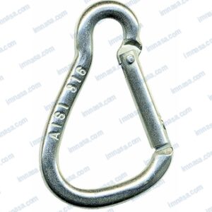 MOSQUETON SIN ANILLA "HARNESS" INOX 316 KONG
