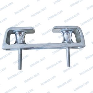 PASACABO CON 2 ROLDANAS INOX