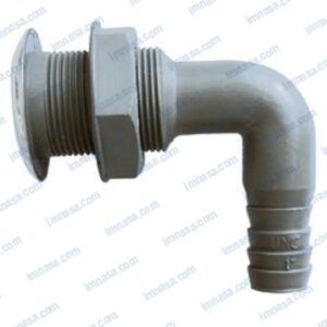 PASACASCOS PLASTICO CON TOPE INOX