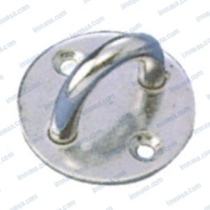 PLATINA REDONDA INOX CON OJO