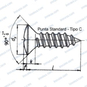 TORNILLO CHAPA DIN7983 A4