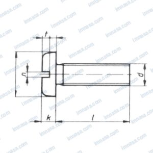 TORNILLO DIN85 A4