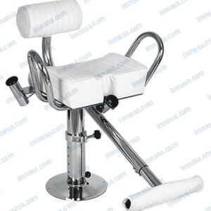 SILLA COMBATE PESCA INOX CON APOYAPIES
