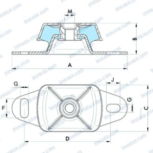 SOPORTE MOTOR M12/M16/M20