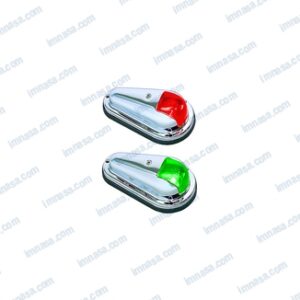 LUZ NAVEGACION CROMADA12V PERKO