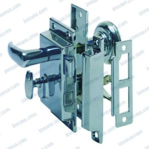 CIERRE PESTILLO ZINC CROMADO STANDARD CAJA 99 x 50 mm PERKO