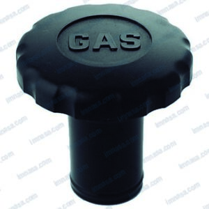 TOMA DE CUBIERTA GAS 38 mm NEGRO PERKO