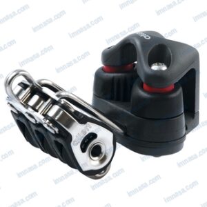 POLEA TRIPLE CON MORDAZA Y ARRAIGO 20mm DYNAMIC ALLEN BROTHERS