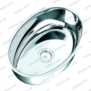 FREGADERO OVALADO INOX
