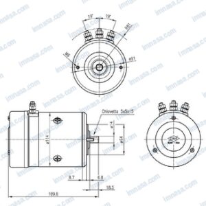 MOTOR MOLINETE 1000W THUNDER CIMA 1915