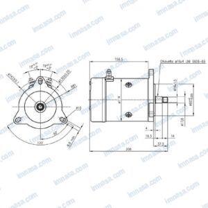 MOTOR TIGRES 1000W CIMA 1915