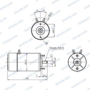 MOTOR 12V 500W RAY / OBI CIMA 1915