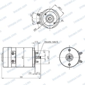 MOTOR 12V 700W PARA RAY-OBI CIMA 1915