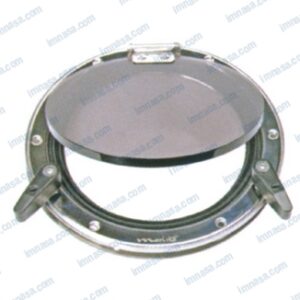 PORTILLO INOX SUJECION EN NEGRO