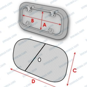 CORTINAS CON VENTILACION PARA PORTILLOS-PEQUEÑOS