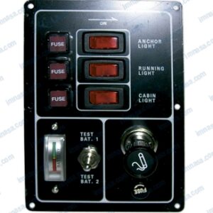 PANEL CONTROL NIVEL DE BATERIA Y TOMA DE MECHERO