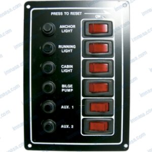 PANEL CONTROL INTERRUPTOR ILUMINADO