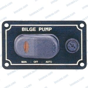 PANEL ELECTRICO 1 BOTONES 3-1/2" NEGRO 90 x 51 x 1,5