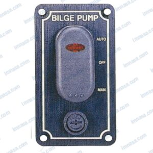 PANEL ELECTRICO 1 BOTONES 3-1/2" NEGRO 51 x 90 x 1,5