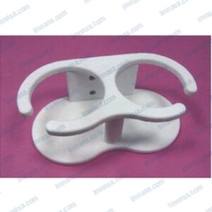 SOPORTE PLASTICO PARA DOS VASOS MOD. B