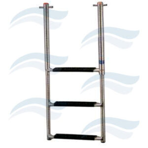 ESCALERA TELESCOPICA INOX 3 PELDAÑOS