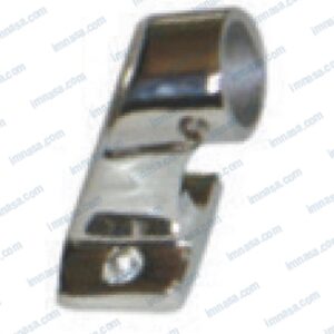 SOPORTE CENTRAL INOX 22mm BASE 35 x 35