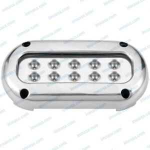 LUZ SUMERGIBLE ALARGADO LED SUPERFICIE INOX 10-30