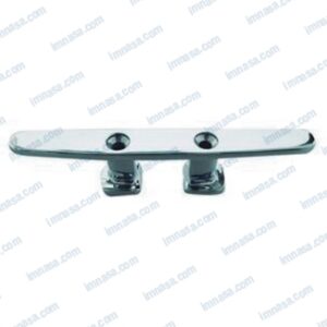 CORNAMUSA INOX CON 2 AGUJEROS DE ANCLAJE VISTOS