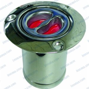 TAPON CUBIERTA FUEL INOX (ROJO)