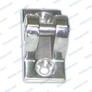 SOPORTE CAPOTA PLANA-RECTA INOX TORNILLO