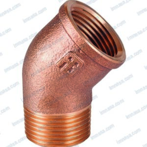 CODO BRONCE M-H 45º GUIDI