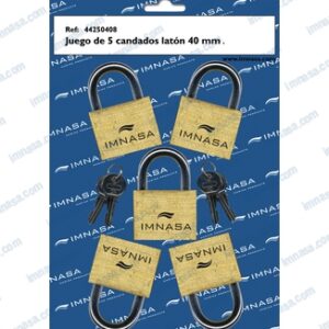 CANDADO 40 mm ARCO 20 LATON