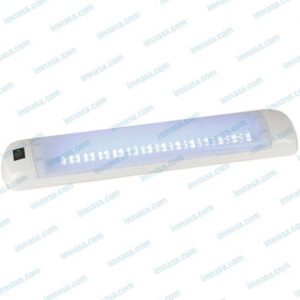FLUORESCENTE 12 LED 12-24V CON INTERRUPTOR