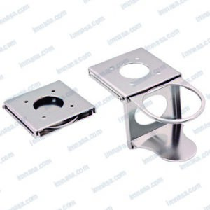 SOPORTE VASO INOX PLEGABLE