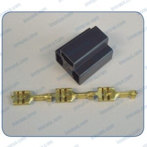 CONECTOR 3 POLOS PARA INDICADOR 52MM VDO